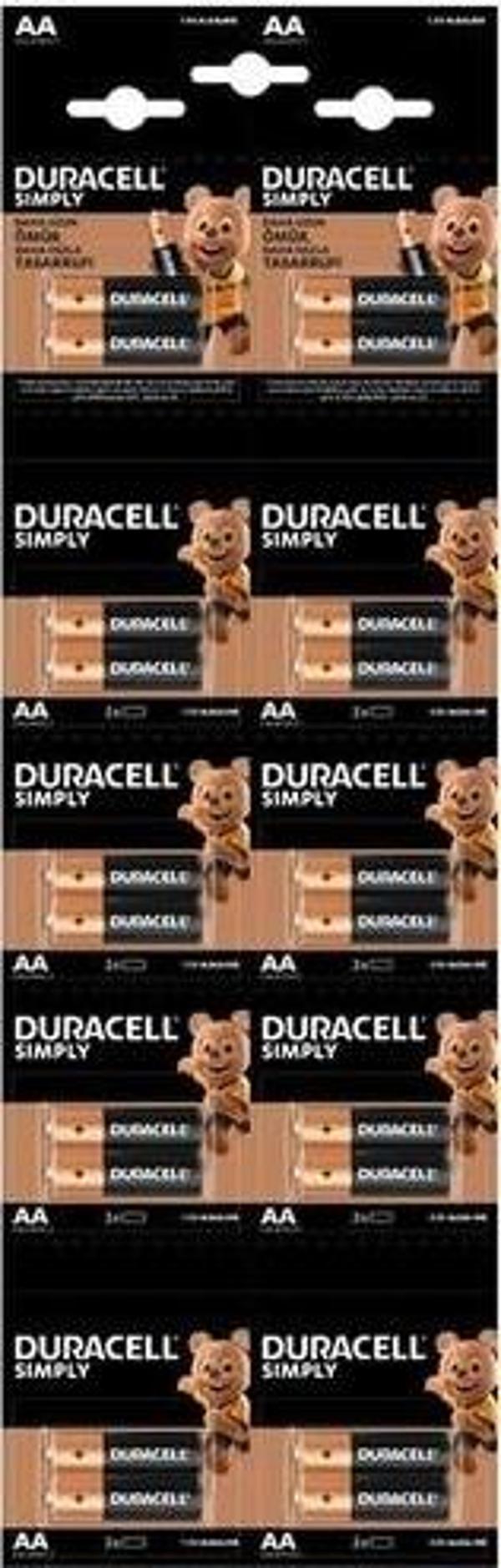 Duracell LR6/MN1500 AA Kartela Kalem Pil 20'li - Image 1