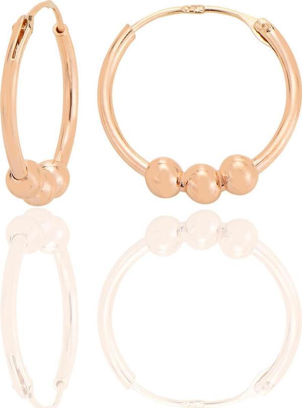 Gümüş rose 16 mm italyan toplu halka küpe  [barcode] - Image 1