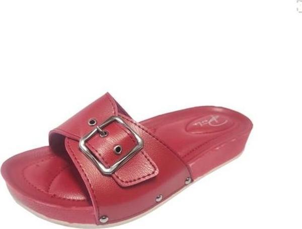 Perla 9014-25 Deri Anatomik Tek Bantli Kadın Terlik - Image 1