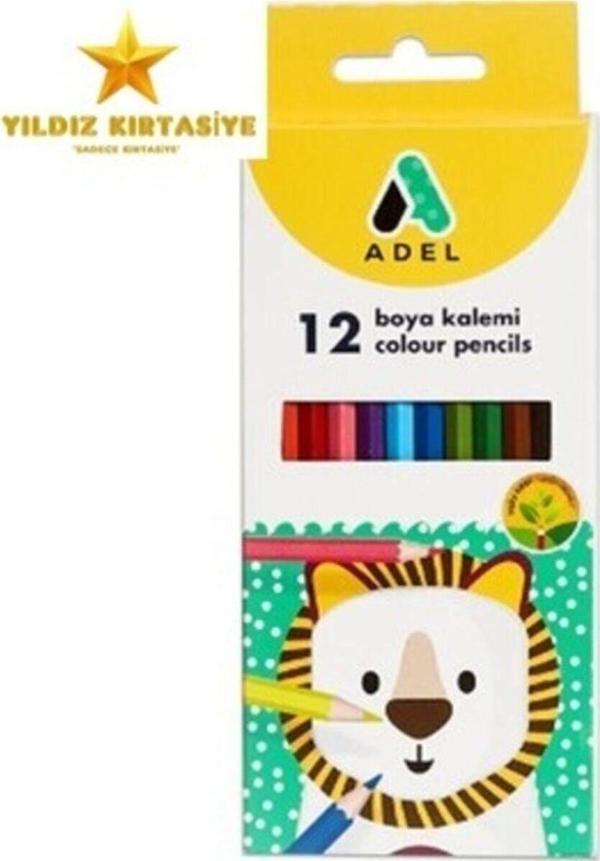 Adel 12'li Kuru Boya Kalemi - Image 1