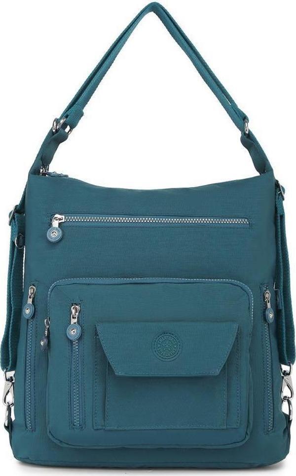 Hem Sırt Hem de Omuz Kadın Çantası Smart Bags 1205-29 Yeşil - Image 1