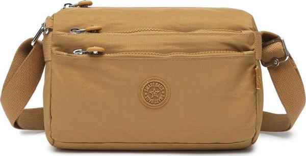 Küçük Boy Postacı Kadın Çantası Smart Bags Krinkıl 1006 Taba - Image 1