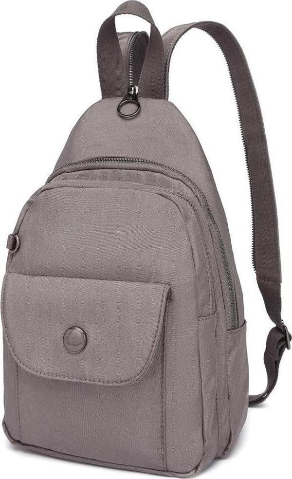 Nano Metalik Kumaş Bodybag Kadın Çantası Smart Bags 1237 K.Gri - Image 1