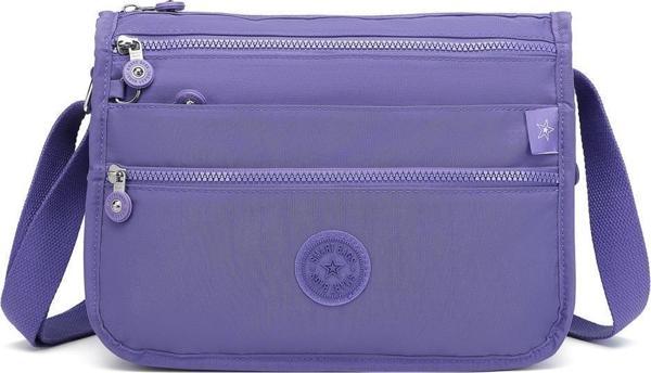 Smart Bags Krinkıl Kumaş Kadın Postacı Çantası 1128 Mor - Image 1