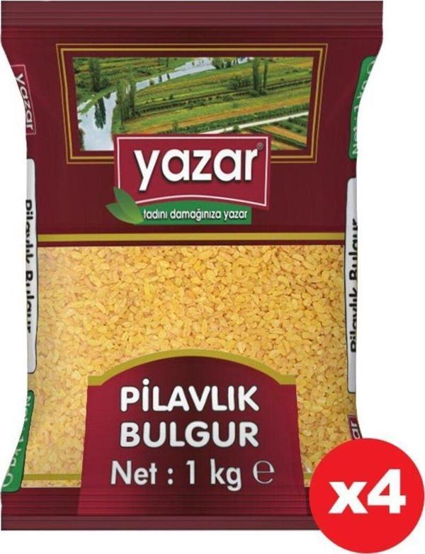 Yazar Pilavlık Bulgur 1 Kg. X 4 Adet - Image 1