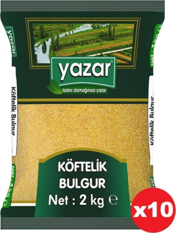 Yazar Köftelik Bulgur 2 Kg X 10 Paket - Image 1