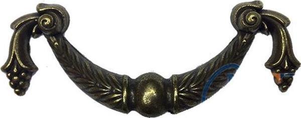Dekoratif Zamak Üzümlü Kulp - 64mm, Antik, 100 Adet TdrTr - Image 1