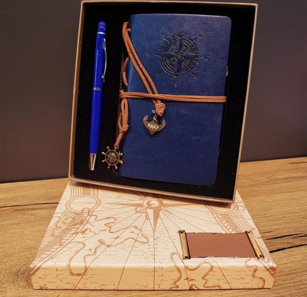 Pusula Defter Ve Tükenmez Kalem Set TdrTr - Image 1