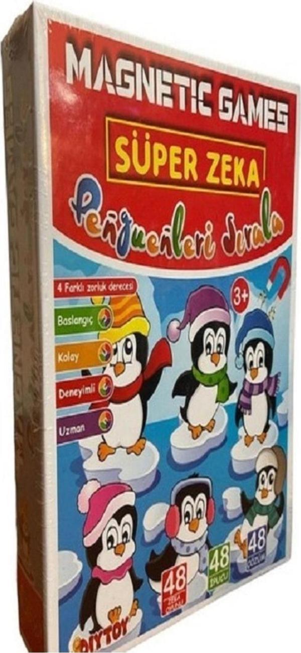 Diytoy Manyetik Zeka Oyunu Penguenleri Sırala/zeka Oyunu/kutu Oyunu - Image 1