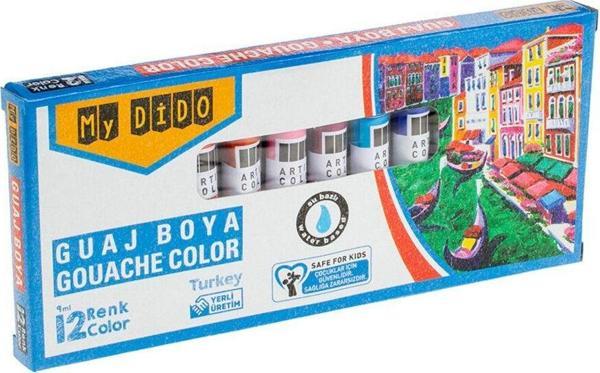 Guaj Boya 12 Renk Tüp MY54 4482 0938 4489 - Image 1
