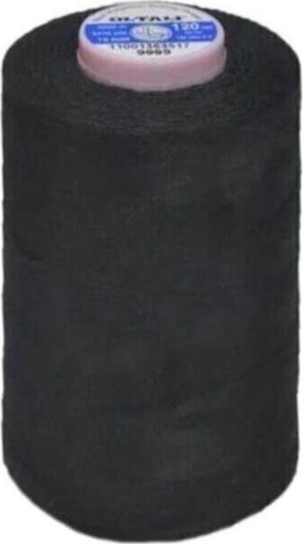 Oltalı Siyah Polyester Dikiş Ipi 120No 5000Mt - Image 1