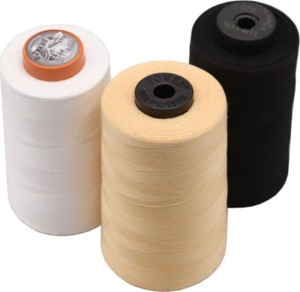 Kuffon 3 'Lü Set Dikiş Ipliği 120 No 5000M Polyester - Image 1
