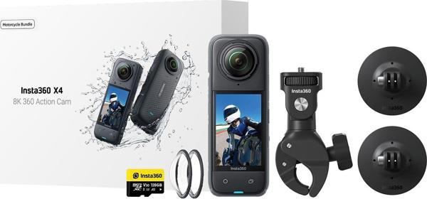 Insta360 X4 360 Derece Aksiyon Kamera Motorsiklet Paketi (Türkiye Distribütörü Garantili) - Image 1