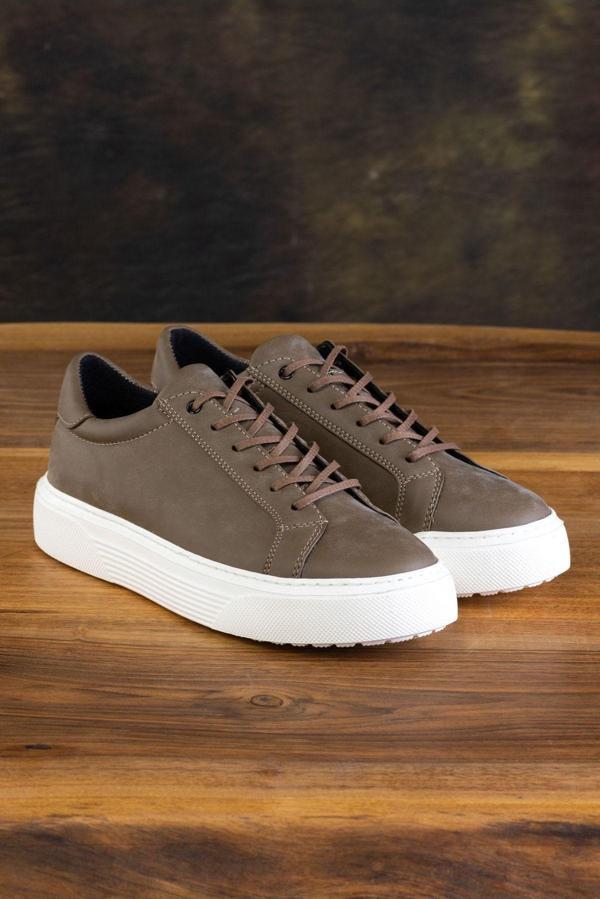 Selin Soylu Erkek Deri Ayakkabı, Günlük Ayakkabı, Yazlık Ayakkabı , Casual Ayakkabı Kahverengi 41 - Image 1