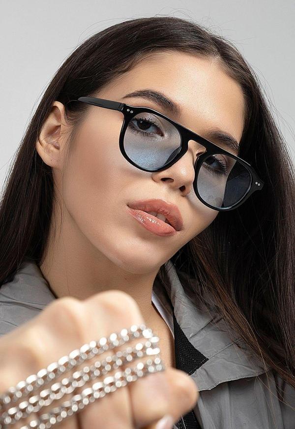 polo55.sport.1855 Anahtar Model Retro Tasarım Mavi Kadın Güneş Gözlüğü - Image 1