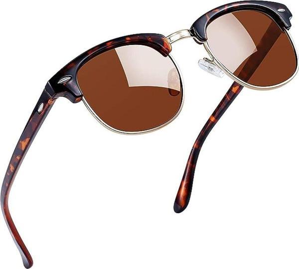 polo55.sport.1855 Club Master Leopar Kahverengi Erkek Güneş Gözlüğü - Image 1