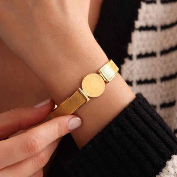 Çeyrekli Altın Kelepçe Hasır Model - Image 1