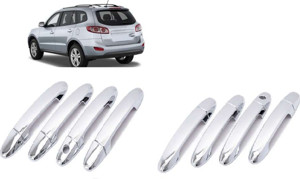 Hyundai Santa Uyumlu Fe 2006 2012 Kapı Kolu ABS (Plastik) Krom - Image 1