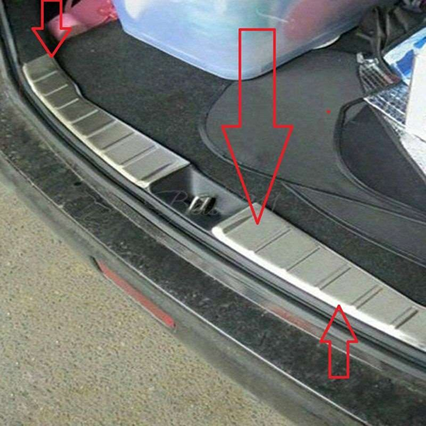 Mitsubishi Asx Uyumlu 2010 2017 Arka Tampon Eşiği Krom - Image 1