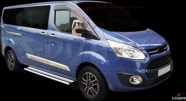 S-Dizayn Ford Tourneo Custom Abs Krom Ayna Kapağı 2 Prç 2012-2023 - Image 1