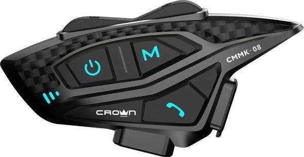 Crown Micro CMMK-08 Kask Bluetooth Kulaklık Mikrofon Seti - Interkom - Image 1