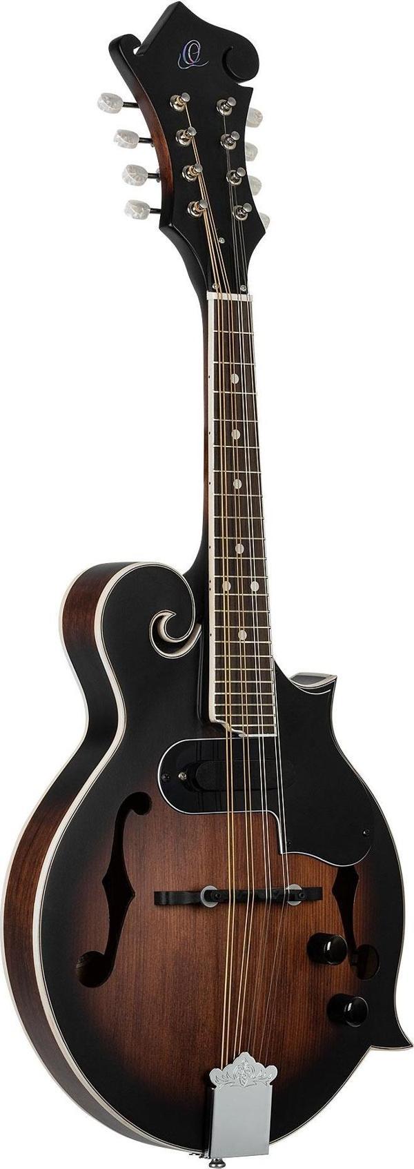 Ortega Americana Series F-style Elektro Mandolin (Whiskey Burst) - Image 1