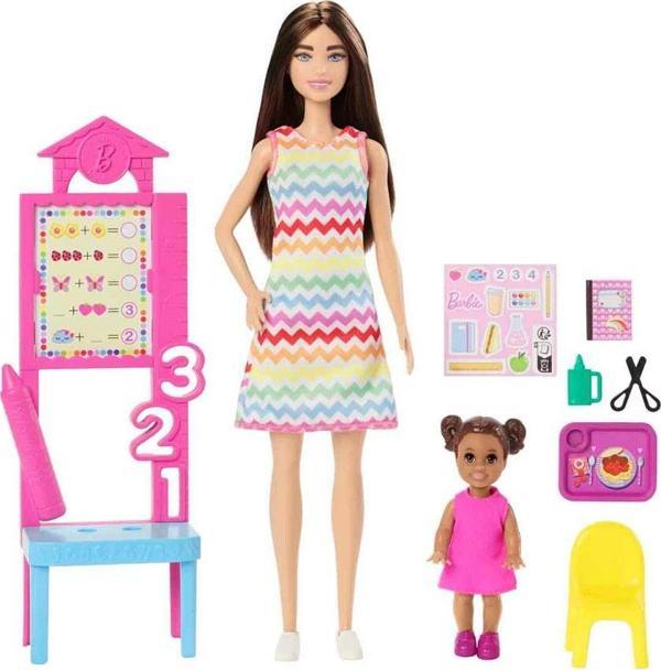 Barbie Kariyer Oyun Setleri Öğretmen Bebek JCR76 - Image 1