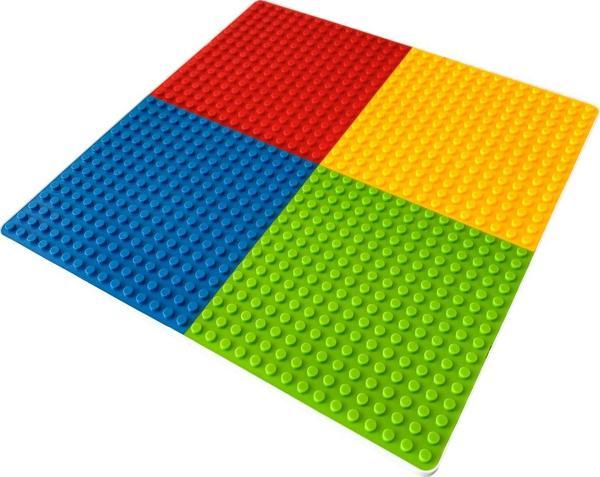 LegoDuploUyumlu Renkli Tablalı Mega Boy Zemin 51x51 cm - Image 1