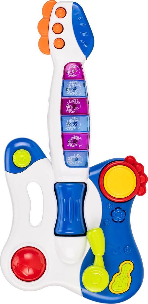Nini Baby Işıklı Müzikli Gitar Beyaz - Image 1