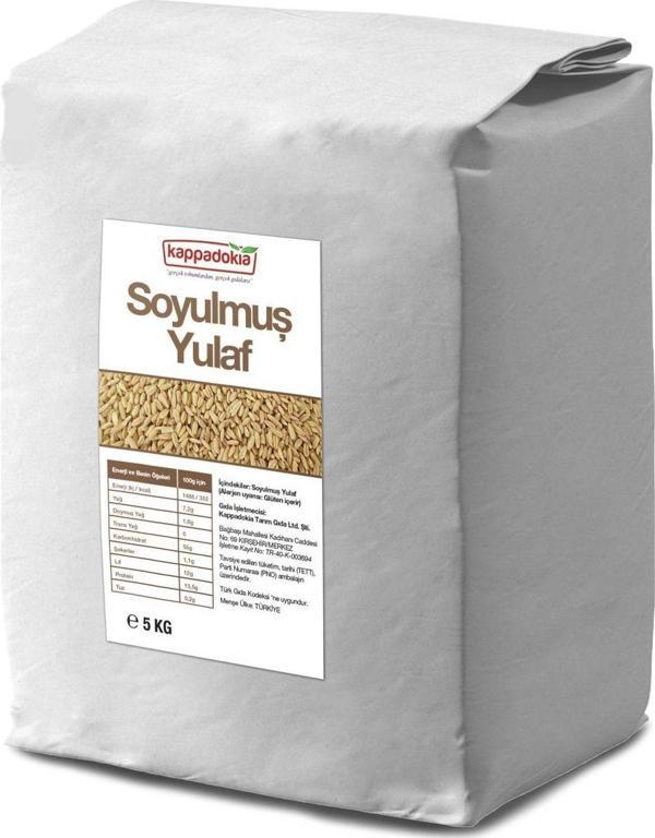Kappadokia Soyulmuş Kabuksuz Iç Yulaf 5Kg - Image 1