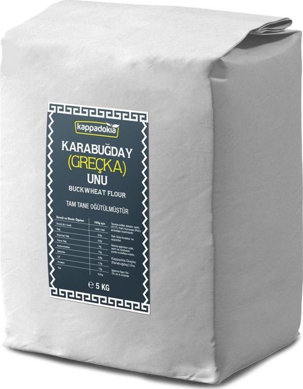 Kappadokia Katkısız Çiğ Karabuğday(Greçka) Unu 5 Kg - Image 1