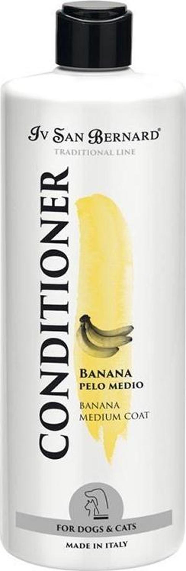 Iv San Bernard Banana Conditioner Medium Hair Orta Uzunluktaki Kürke Sahip Kedi ve Köpekler İçin Muzlu Balsam 500 ml - Image 1