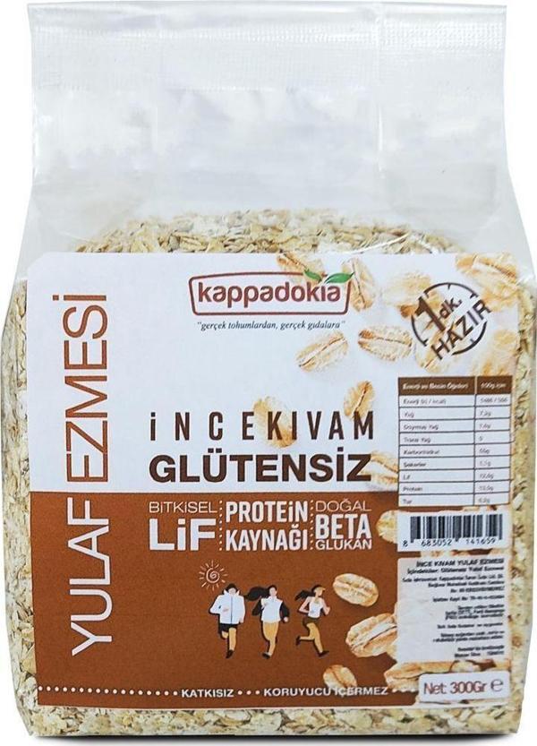 Kappadokia İnce Kıvam Glütensiz Yulaf Ezmesi 300 Gr - Image 1