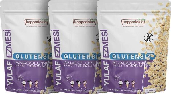 Kappadokia Glütensiz Yulaf Ezmesi (3X500 Gr)-Yerli Üretim - Image 1