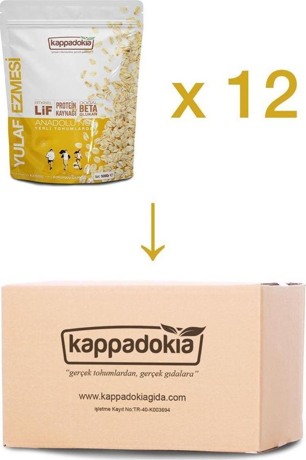 Kappadokia Yulaf Ezmesi Özel 12'Li Koli (12 X 500Gr ) - Image 1