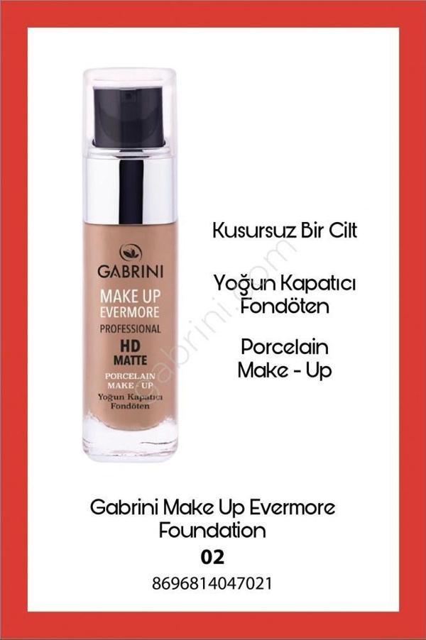 Gabrini Make Up Evermore Foundation - 02 - Image 1