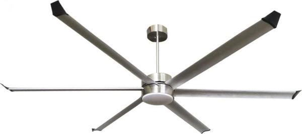 Oğuzhan Dc Motor Gümüş - 203 Cm.   Aydınlatmalı Ve Uzaktan Kumandalı Tavan Vantilatörü - Image 1