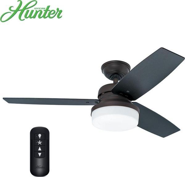 Hunter Fan Galileo Alfa Bronz - 122 Cm. Uzaktan Kumandalı Aydınlatmalı Tavan Vantilatörü - Image 1
