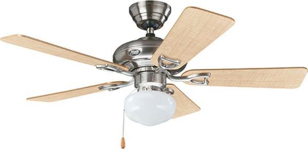 Hunter Fan Seville Fırçalanmış Nikel - 112 Cm. Aydınlatmalı Tavan Vantilatörü - Image 1