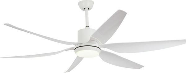 Oğuzhan Alaçatı Dc Motor Beyaz - 168 Cm. Aydınlatmalı Ve Uzaktan Kumandalı Tavan Vantilatörü - Image 1