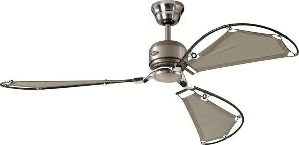 Hunter Fan Avalon Fırçalanmış Nikel - 158 Cm. Bez Kanatlı Tavan Vantilatörü - Image 1