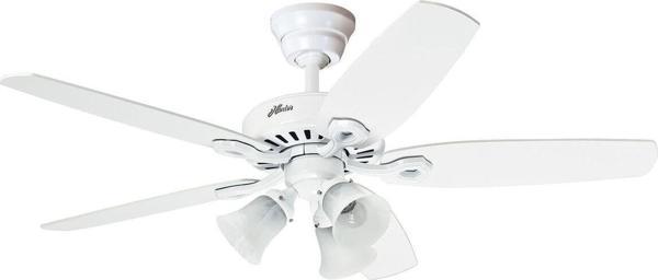Hunter Fan Builder'S Plus Beyaz 132Cm Aydınlatmalı Tavan Vantilatörü - Image 1