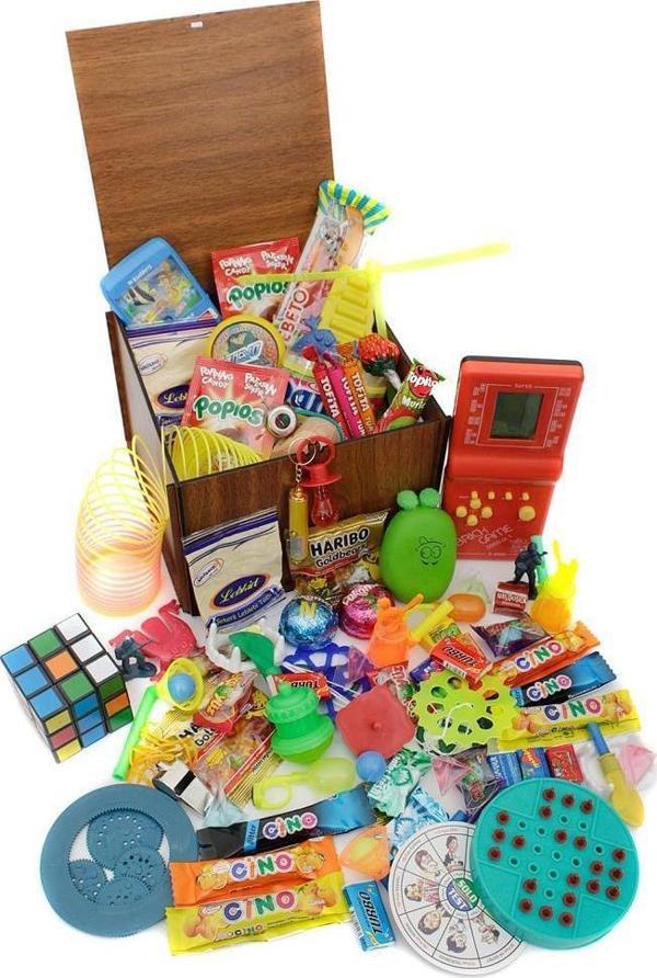 Ahşap Gıda Ve Oyuncak Kutusu Kırmızı Tetris - Image 1
