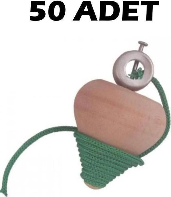 Boyanabilir Ağaç Topaç (50 Adet) - Image 1