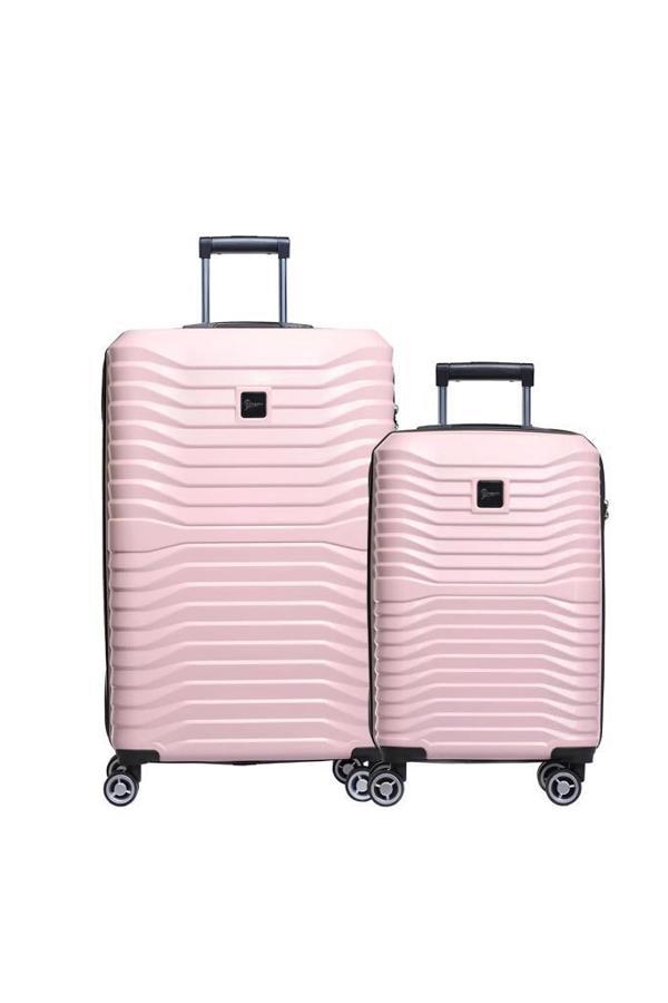 2'li Valiz Seti Polikarbon Orta Boy - Kabin Boy Valiz Pudra 1819 - Image 1