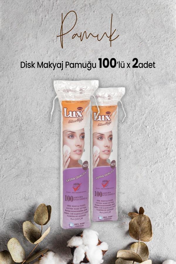 Lux Disk Makyaj Pamuğu 100'lü x 2 Adet - Image 1