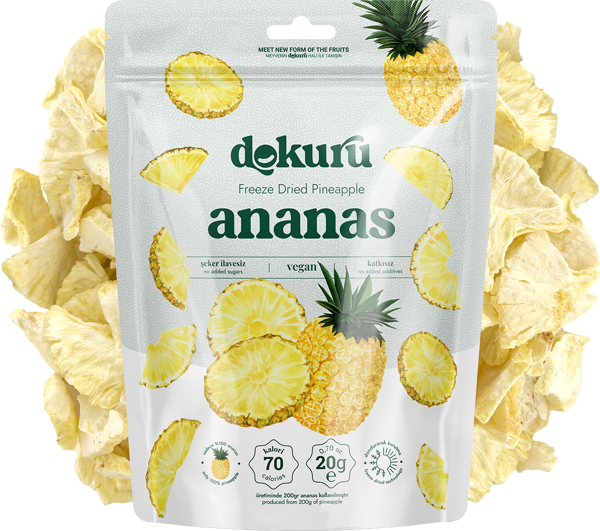 Dokuru Freeze Dried Ananas 20 gr - Image 1