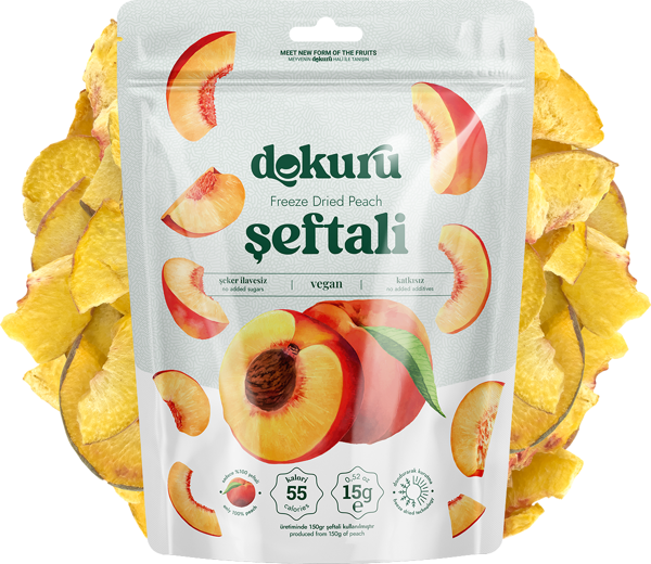 Dokuru Freeze Dried Şeftali 20 gr - Image 1