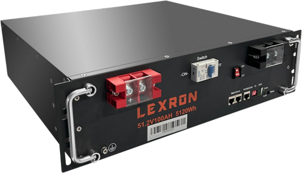 Lexron 51.2V 100AH Lityum Akü (Kaset Tipi) - Image 1