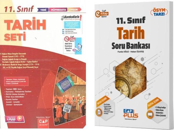 Çap Yayınları 11. Sınıf Tarih Anadolu Seti ve Soru Bankası Seti 2 Kitap - Çap Yayınları - Image 1
